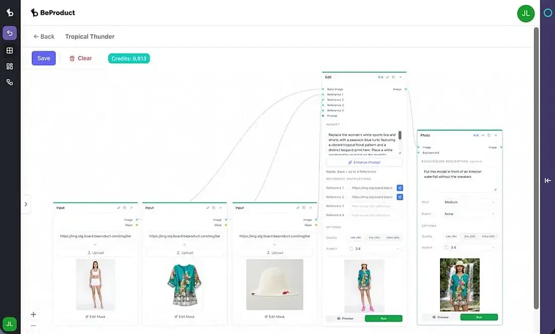 AI Studio workflow in the new Collections